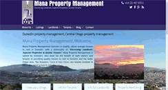 Desktop Screenshot of manaproperty.co.nz